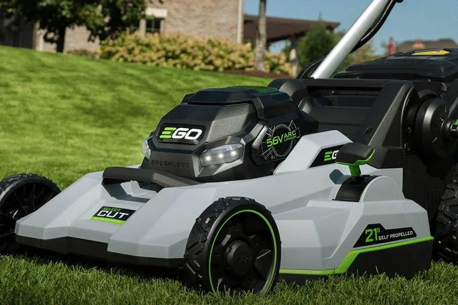 electric powered lawn mower