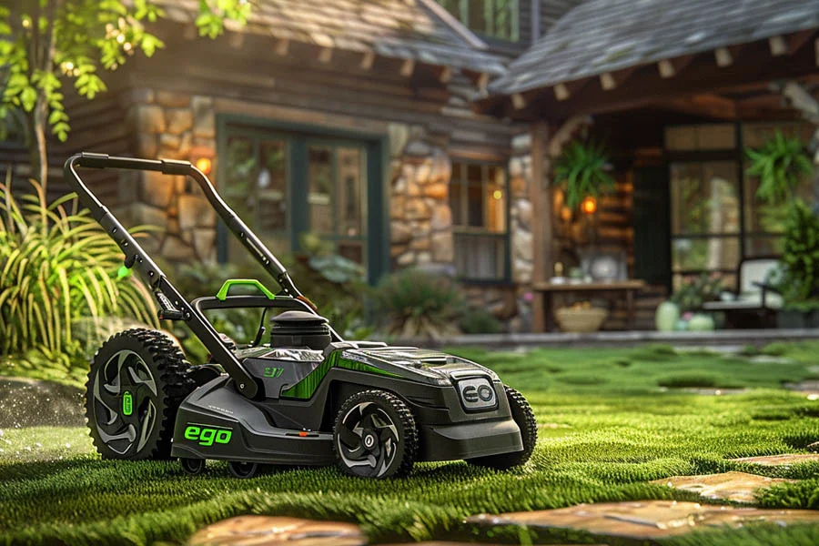 small lawn mower cordless