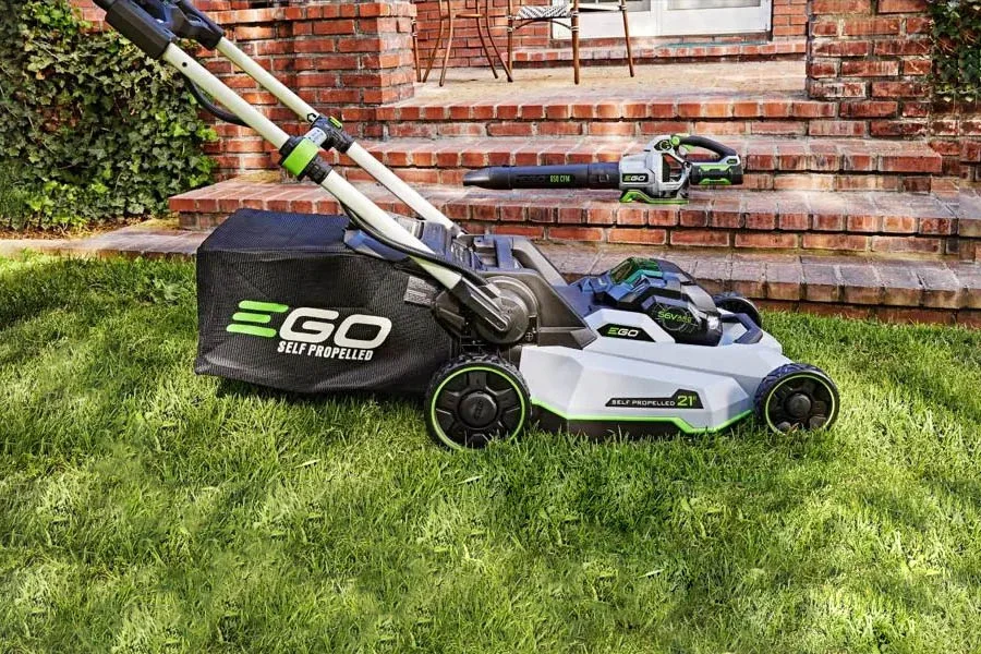 electric powered lawn mower